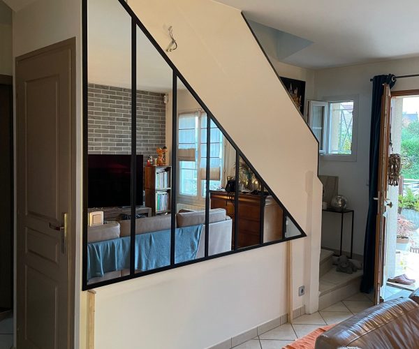 Miroir verrière triangle Véranda triangulaire